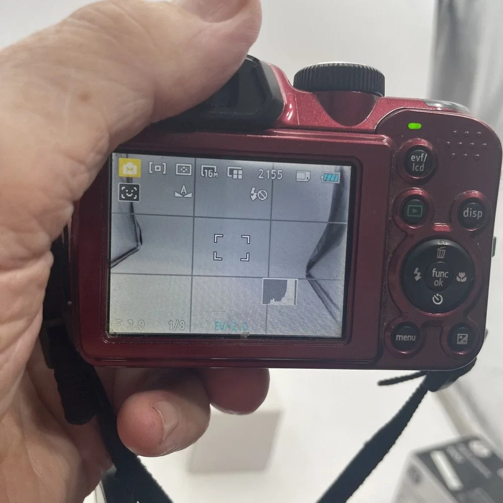 GE Power Pro Series X500 Bridge Camera 16MP 15x Zoom +Battery+SD Cad- TESTED